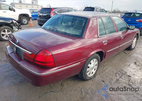 2004 Mercury Grand Marquis Ls из США, поврежденный, VIN 2MEFM75W54X608297